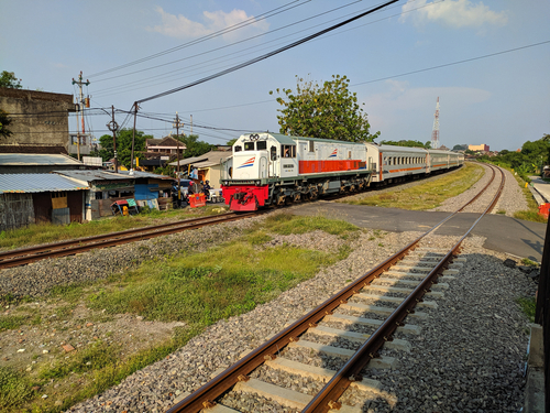 Train Heading to Karanganyar Station