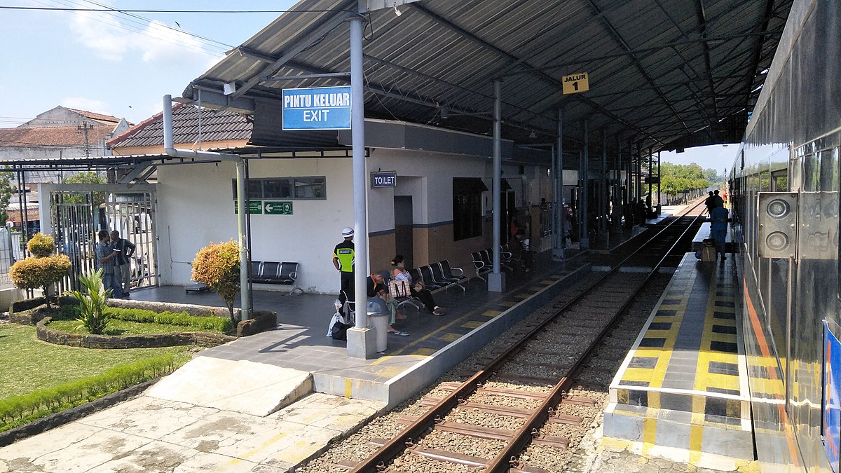 Inside Sidareja Station